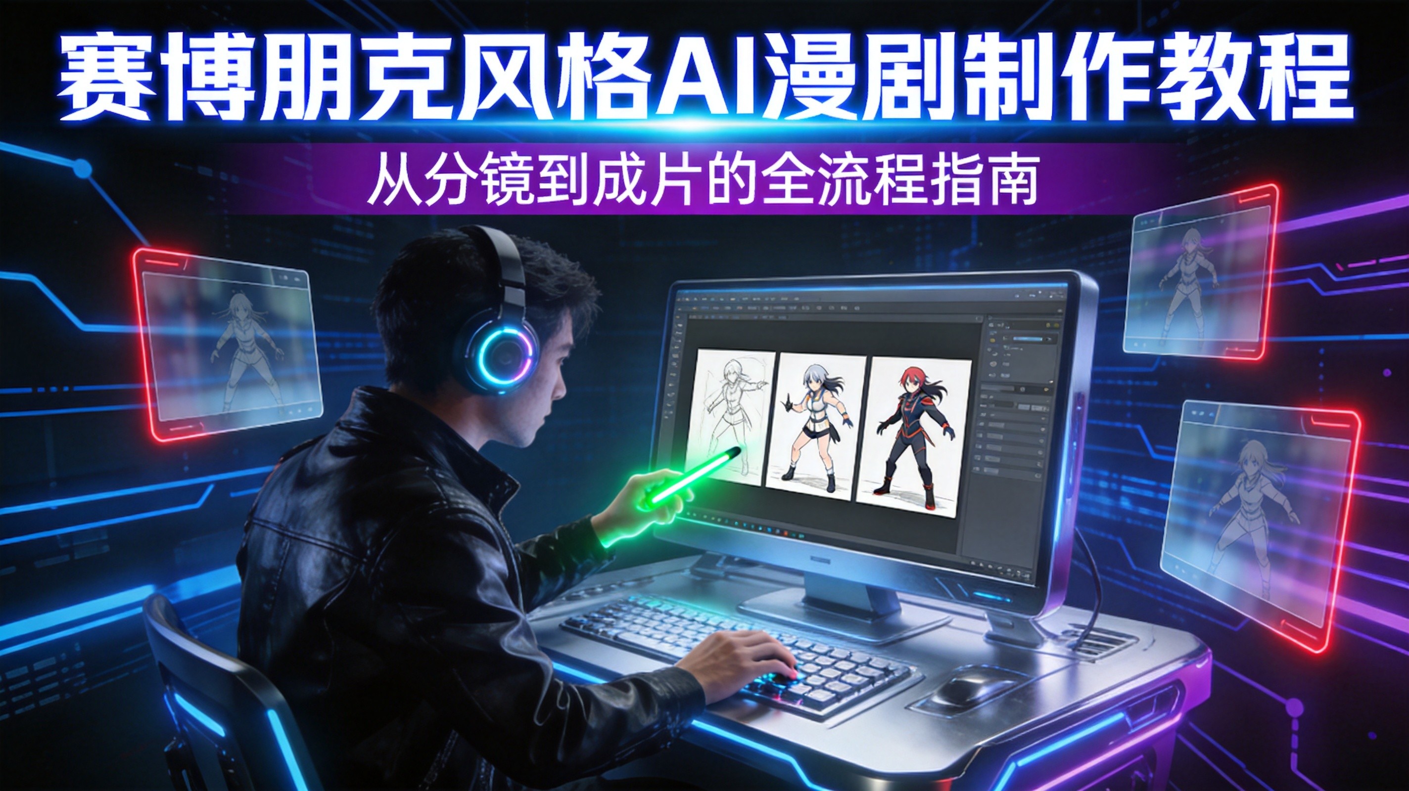 AI漫剧制作教程：3步从0到1，新手看完也能上手（2026）