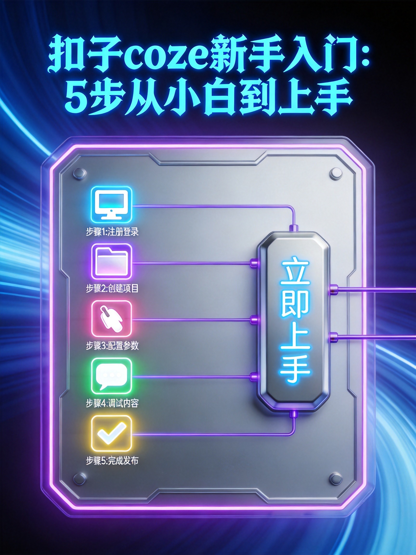 扣子coze新手入门：5步从小白到上手，这招绝了（2026）