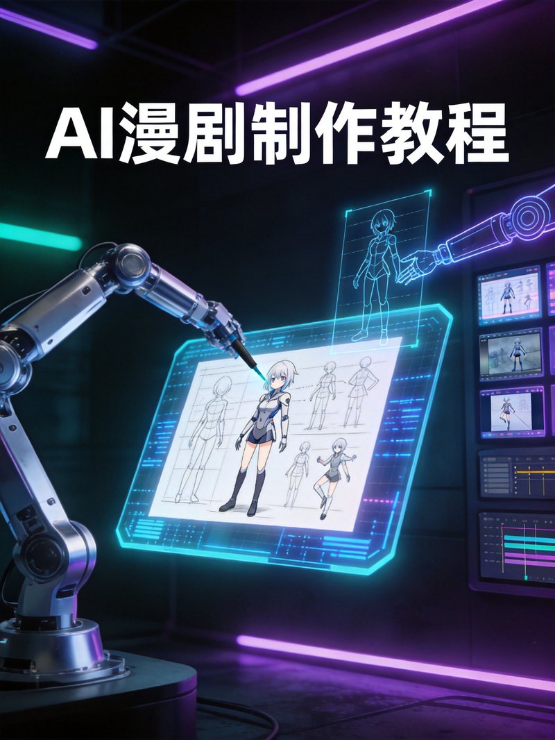 AI漫剧制作教程：3步从0到1，学会用AI制作爆款动漫短剧2026