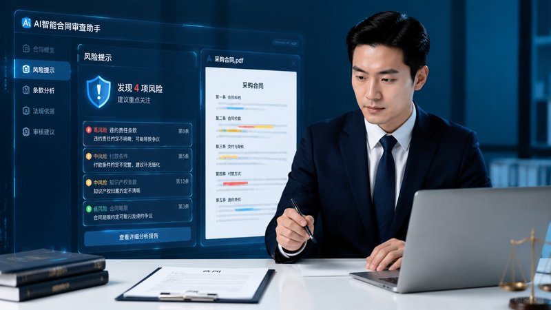 逐字看合同太累？H36法务合同审查工作流帮你自动搞定