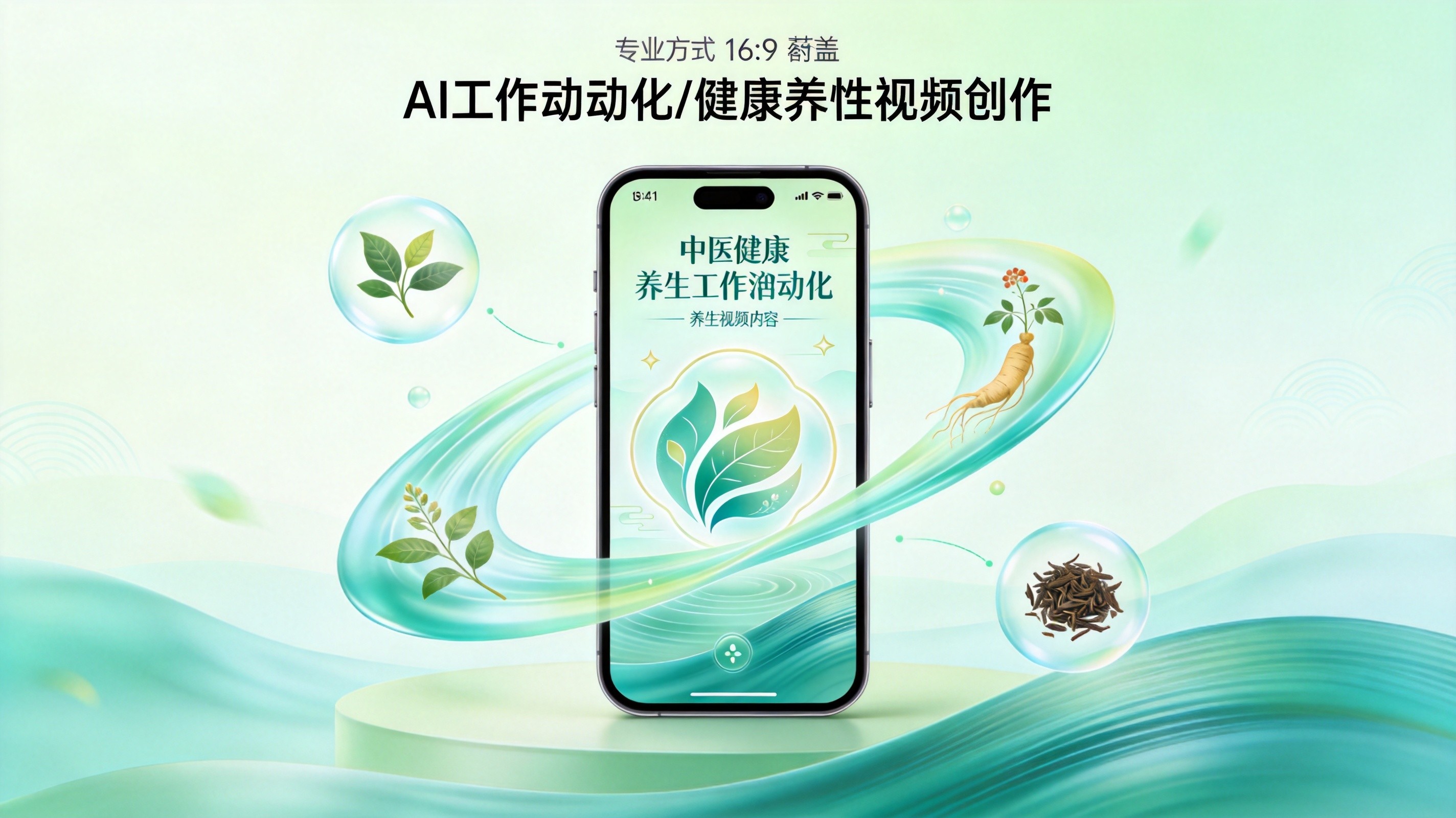 米核AI易山：手把手教你跑通健康养生动态视频工作流，零基础搞定短视频