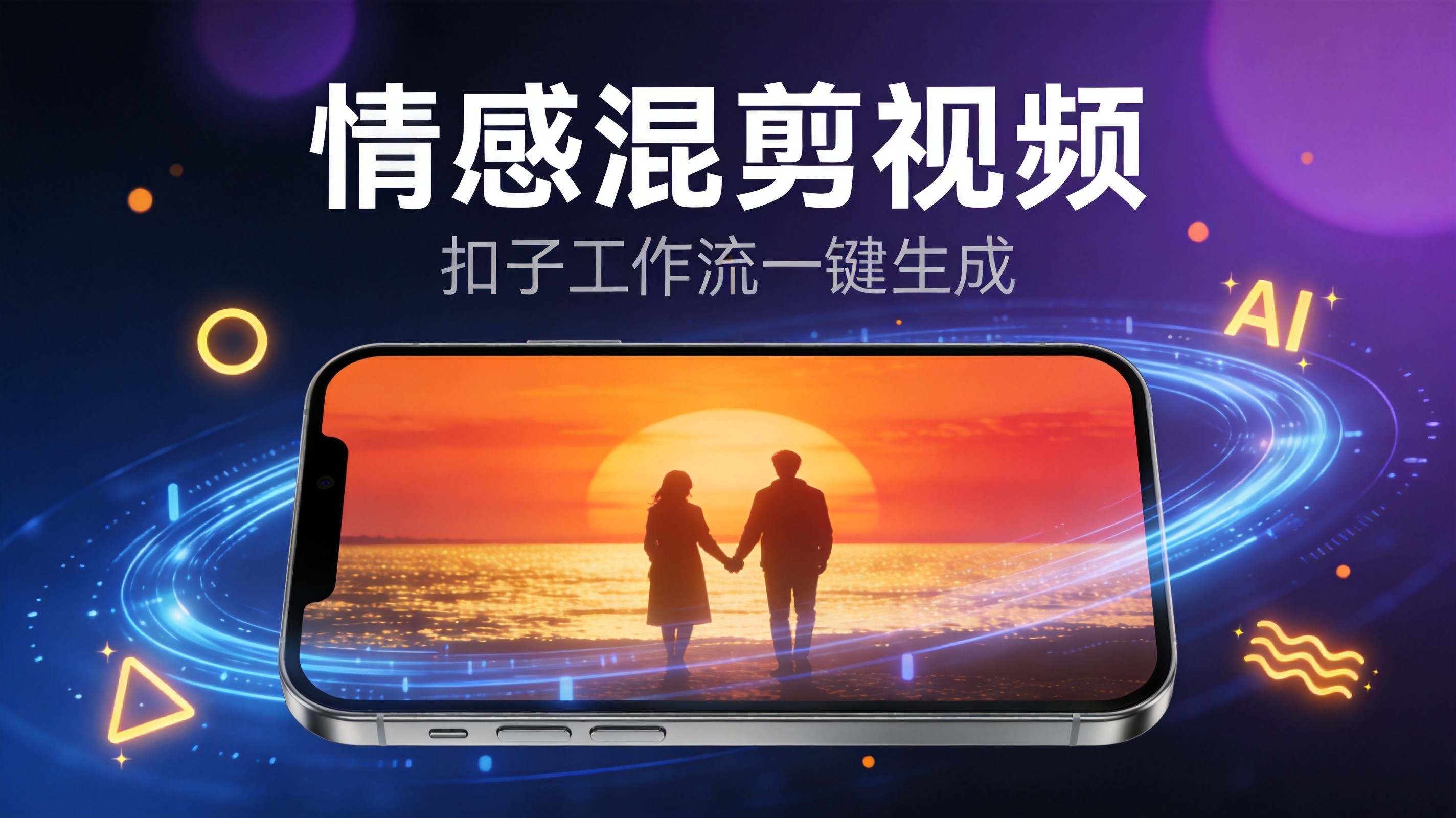 情感混剪视频怎么做？一个扣子工作流，输入文案就能自动出片